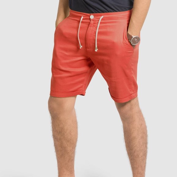 OLGYN Other - OLGYN Men’s Slim Fit Orange Bermuda Shorts